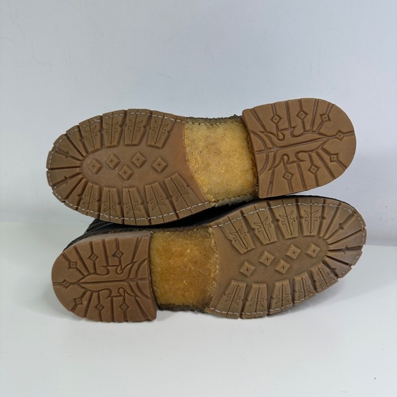 Frye Black Leather Lace Up Boots Men's Size 8 1/2 D - Picture 14 of 16